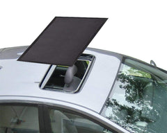 Kaskawise magnetic sunroof screen in unfolded view showing coverage