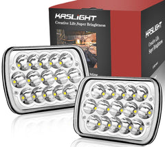KASLIGHT H6054 5x7 LED headlights for rectangular design and brighter night visibility