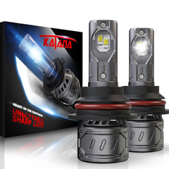 Katana 9007 HB5 bulb emits 6500K white light for clearer night visibility