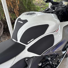 Left-side view highlights secure adhesive for track-ready performance
