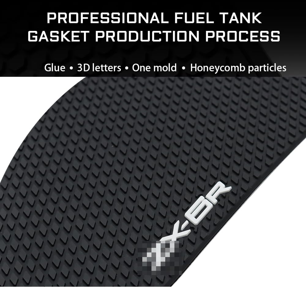 KATIE DEVI ZX-6R logo detail on the tank pad for authentic styling