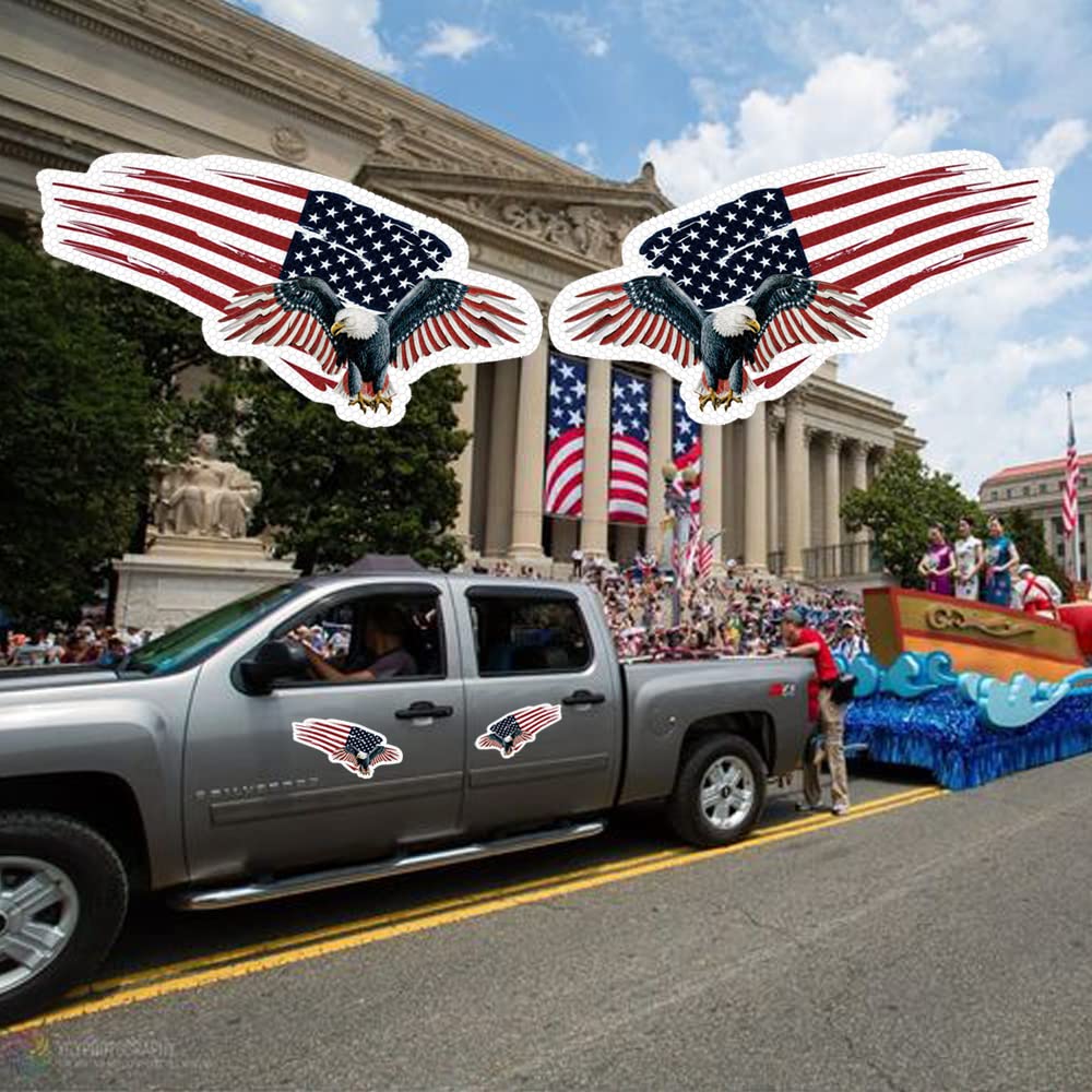 KATISHYRO durable patriotic magnet suitable for cars, trucks, and metal surfaces