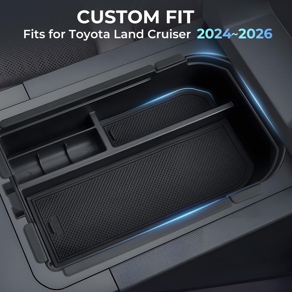 Katorn armrest insert tray with silent silicone mat prevents movement and noise.