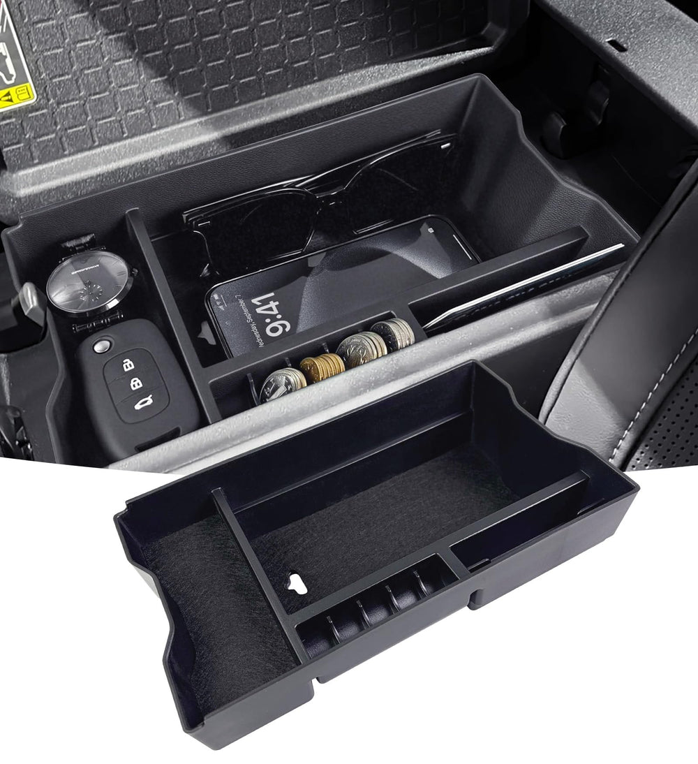 Katorn center console organizer for RAV4 2026 provides a precise fit and keeps small items organized.