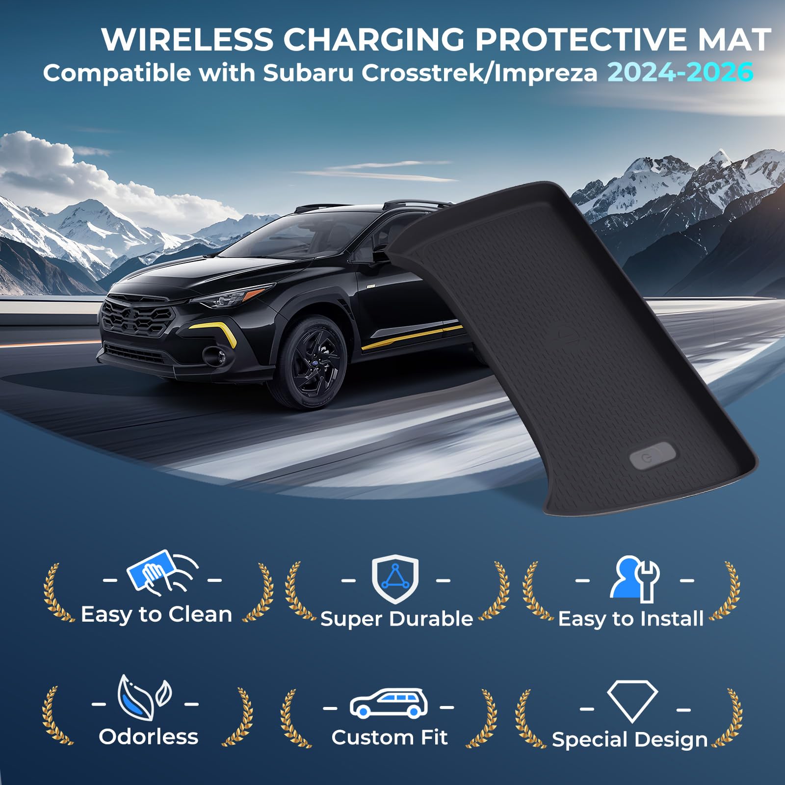 Katorn note-compatible charging pad reminder for wireless configurations.