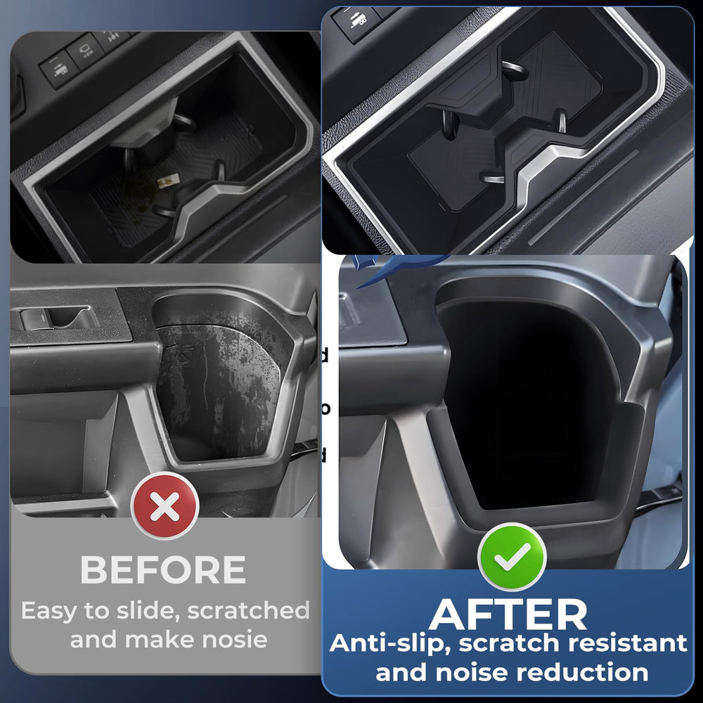Katorn cup holder inserts fit for Toyota 4Runner interiors with precise alignment