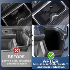 Katorn cup holder inserts fit for Toyota 4Runner interiors with precise alignment