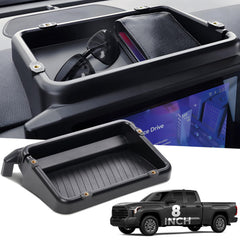 Katorn dashboard storage tray behind-screen keeps essentials organized for Tacoma.