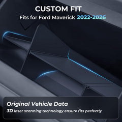 Katorn Maverick glove box divider shows separate compartments for sunglasses and wallets.