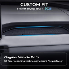 Katorn passenger storage glove box tray for quick access to essentials.