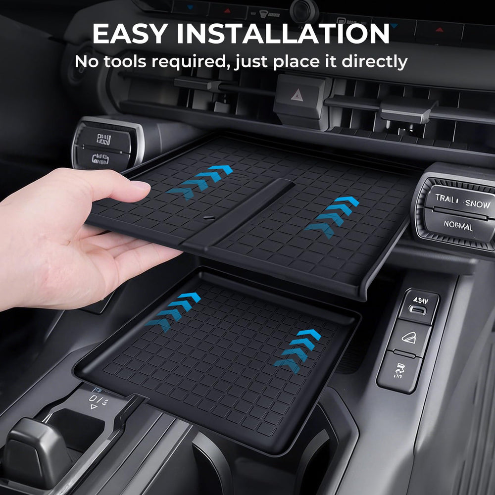 Katorn Rav4 2026 anti-slip surface prevents items from shifting during turns.