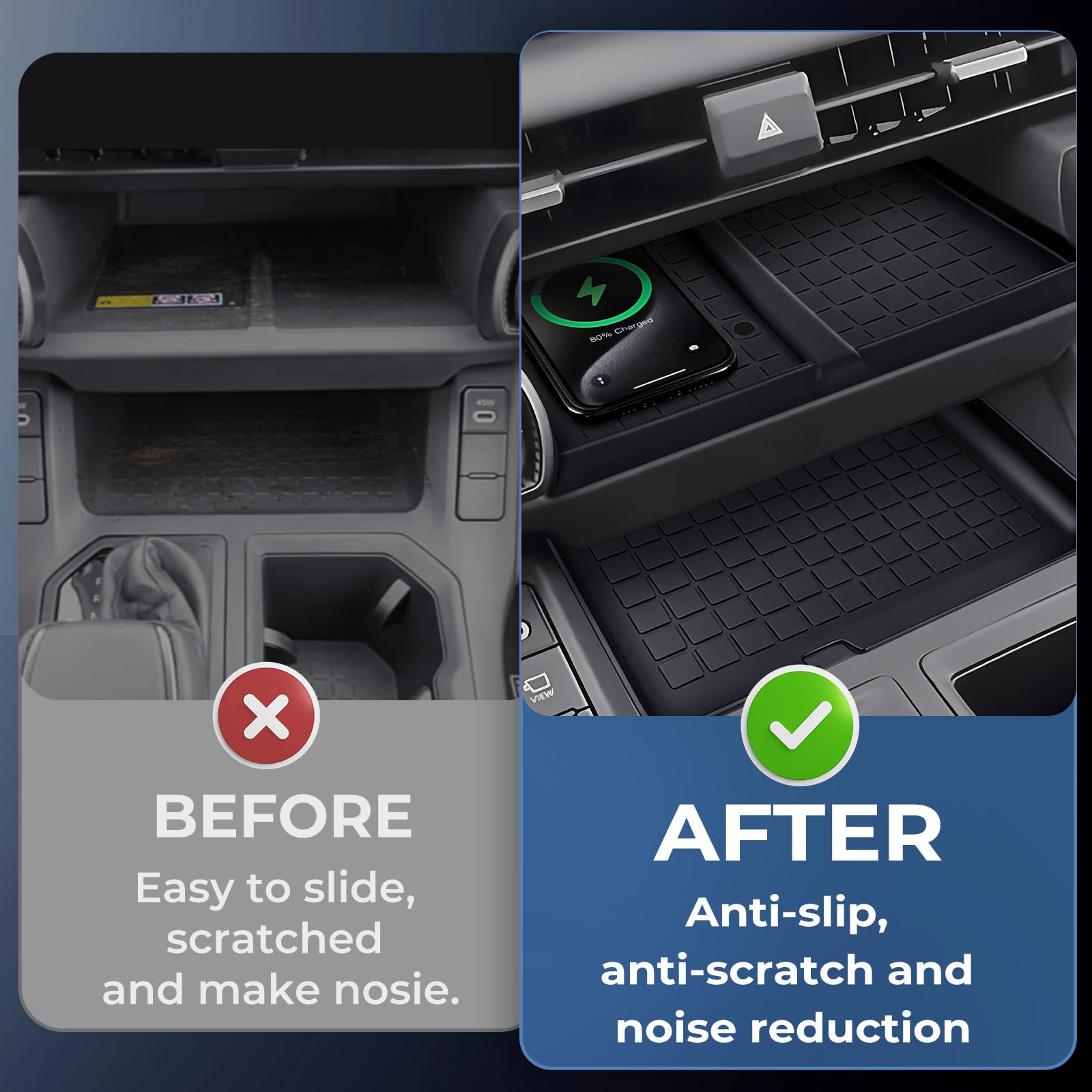 Katorn Rav4 2026 silicone material detail highlights durable, scratch-resistant surface.