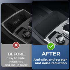 Durable silicone material resists scratches and cleans easily