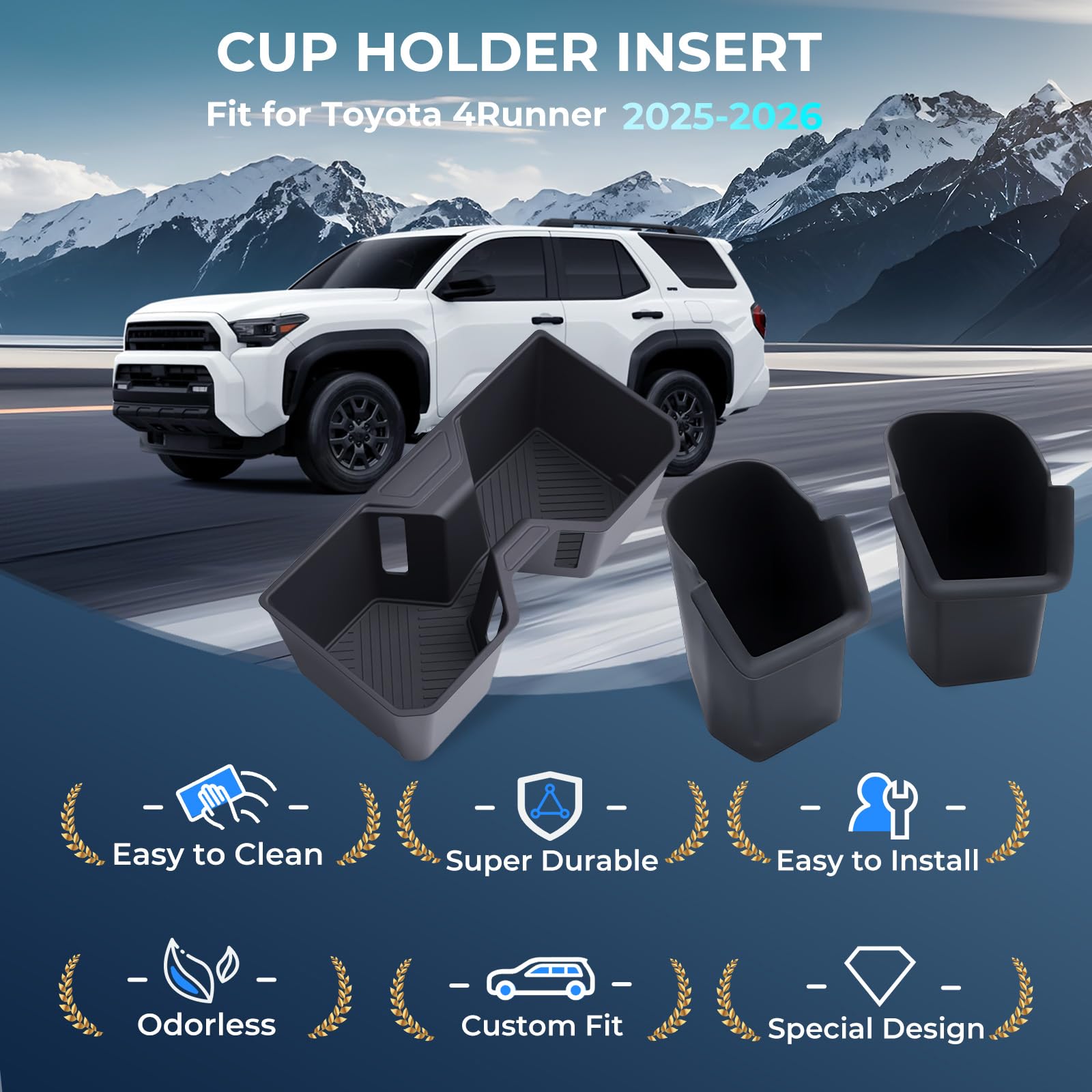 Katorn cup holder inserts warranty and refund details emphasized