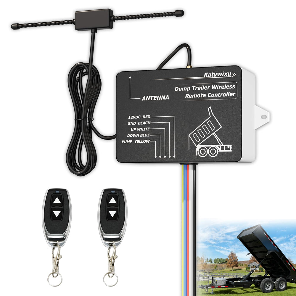 Katywixu wireless dump trailer remote for long range control