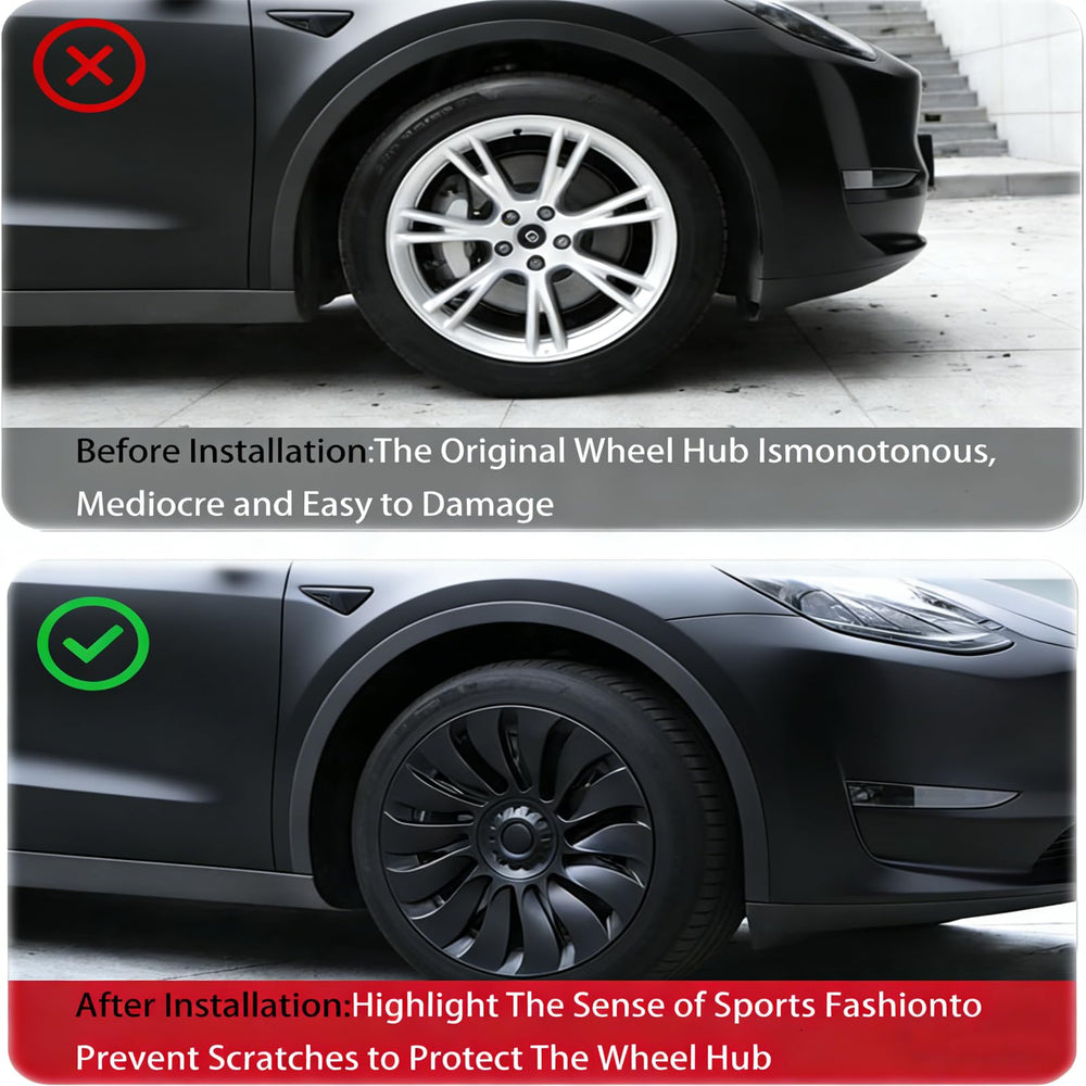 KAVANIC blank center cap without logo enables personalized branding.
