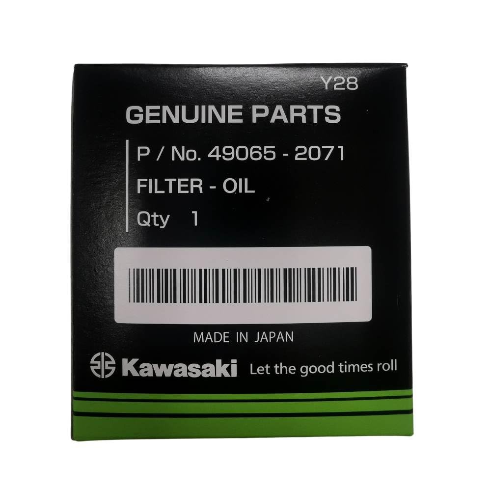 Kawasaki 49065-2071 oil filter installation view for easy DIY service
