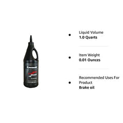 Kawasaki K61030-004B packaging shows genuine OEM gear and wet brake oil for reliable maintenance