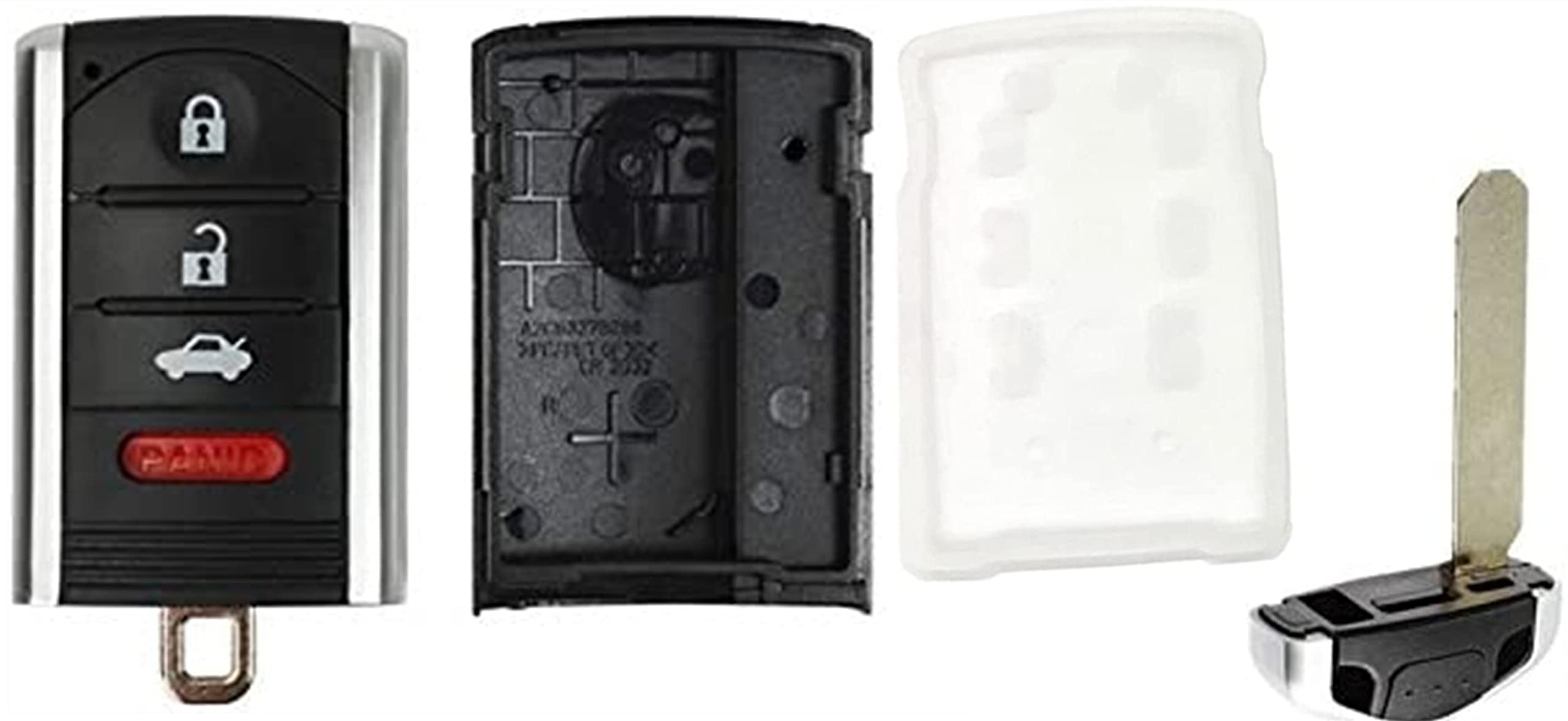 KAWIHEN Acura ILX remote back view protects existing chip and battery.