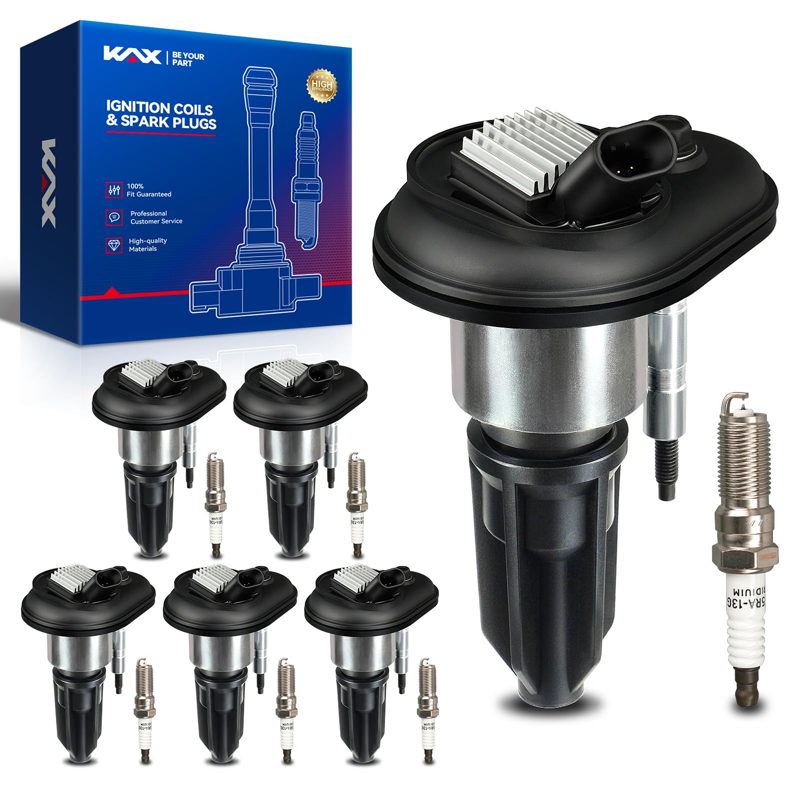 KAX 6-pack ignition coils for quick GM replacement.