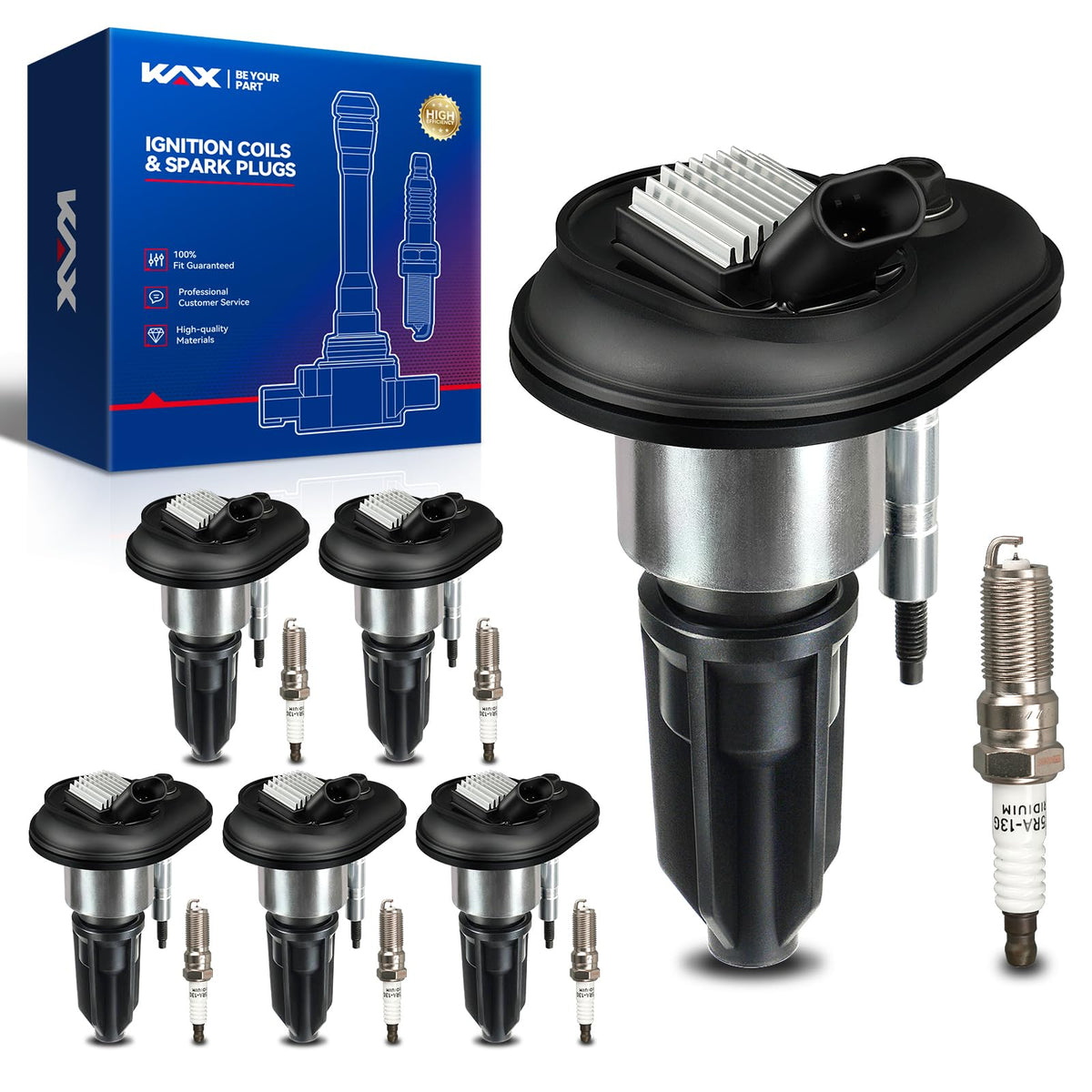 KAX 6-pack ignition coils for quick GM replacement.