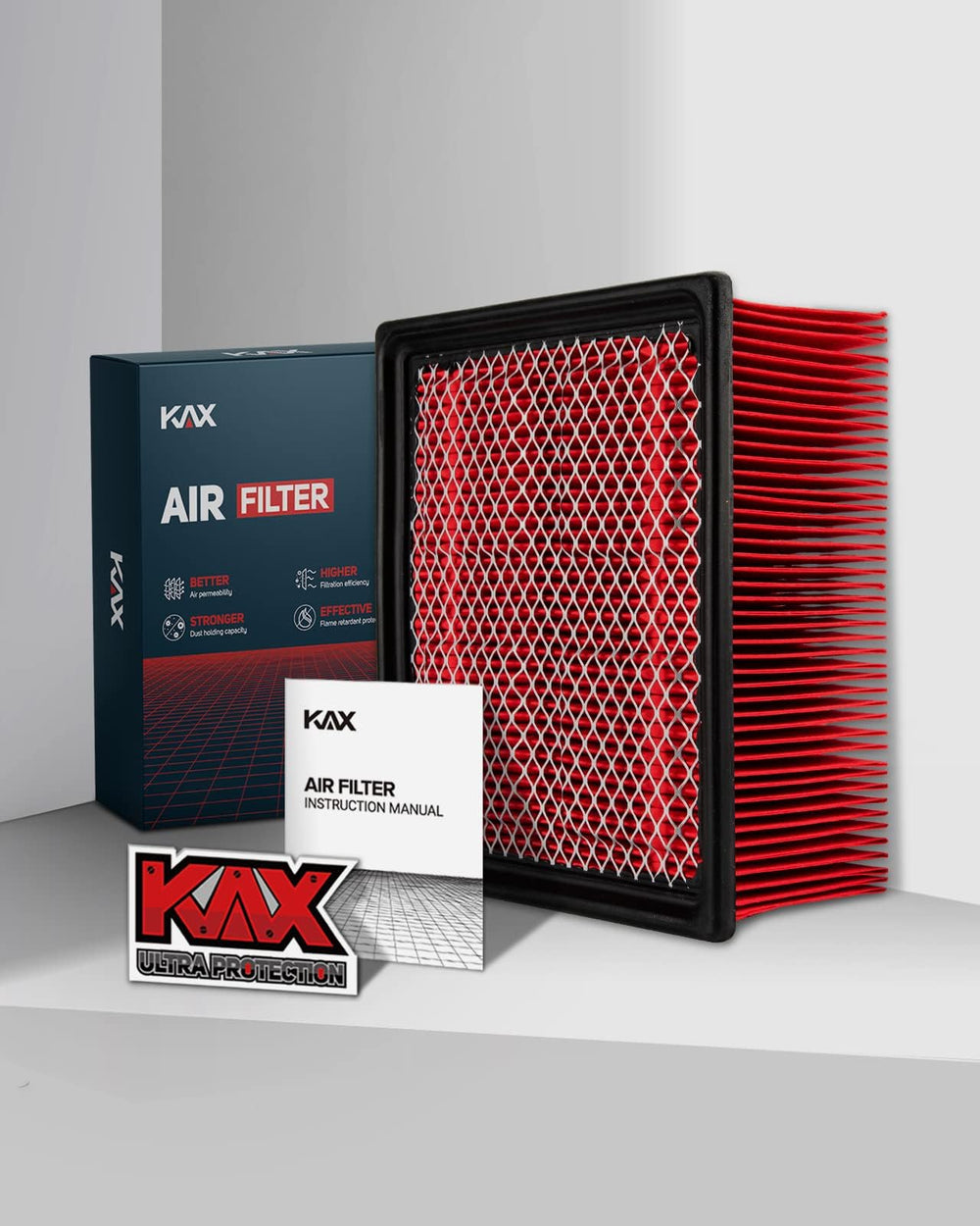 KAX CA10261 product packaging image shows ready-to-install filter.
