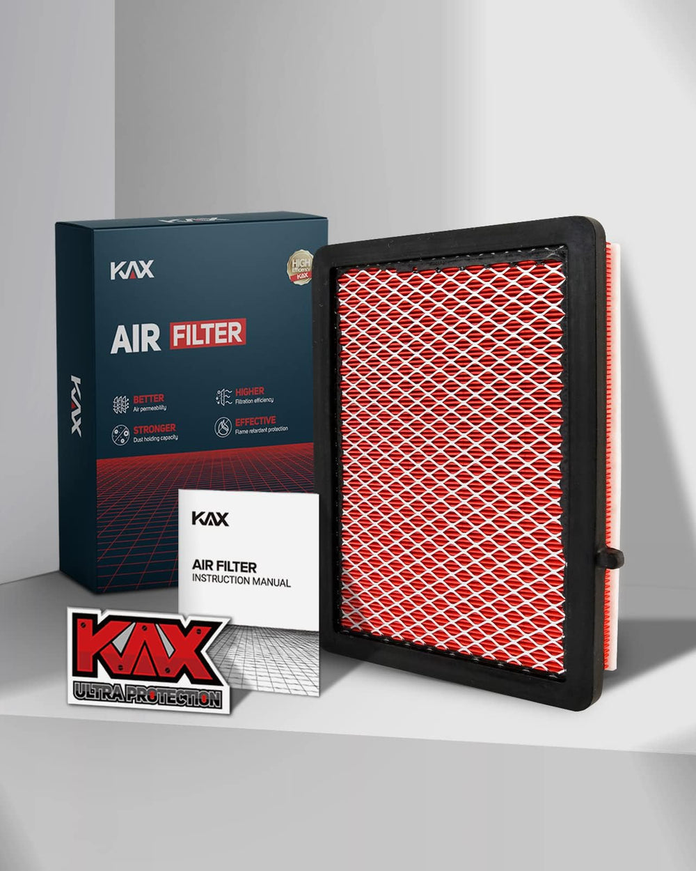 KAX CA12260 packaging box for a single filter unit.