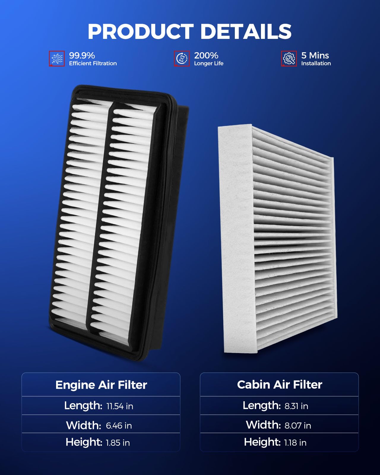 KAX cabin air filter close-up highlighting filtration layers for cleaner cabin air.