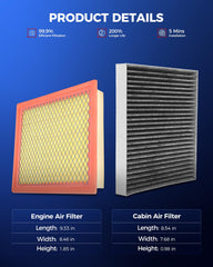 KAX cabin air filter close-up with activated charcoal.