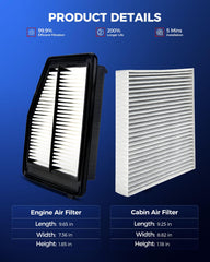 KAX engine air filter for Acura ILX 2013-2015, supports smooth operation