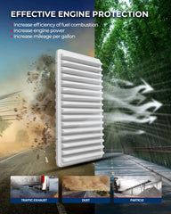 KAX CA10910 filter media close-up highlighting resin-impregnated fibers for filtration efficiency.