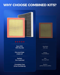 KAX engine air filter close-up showing premium filtration surface.
