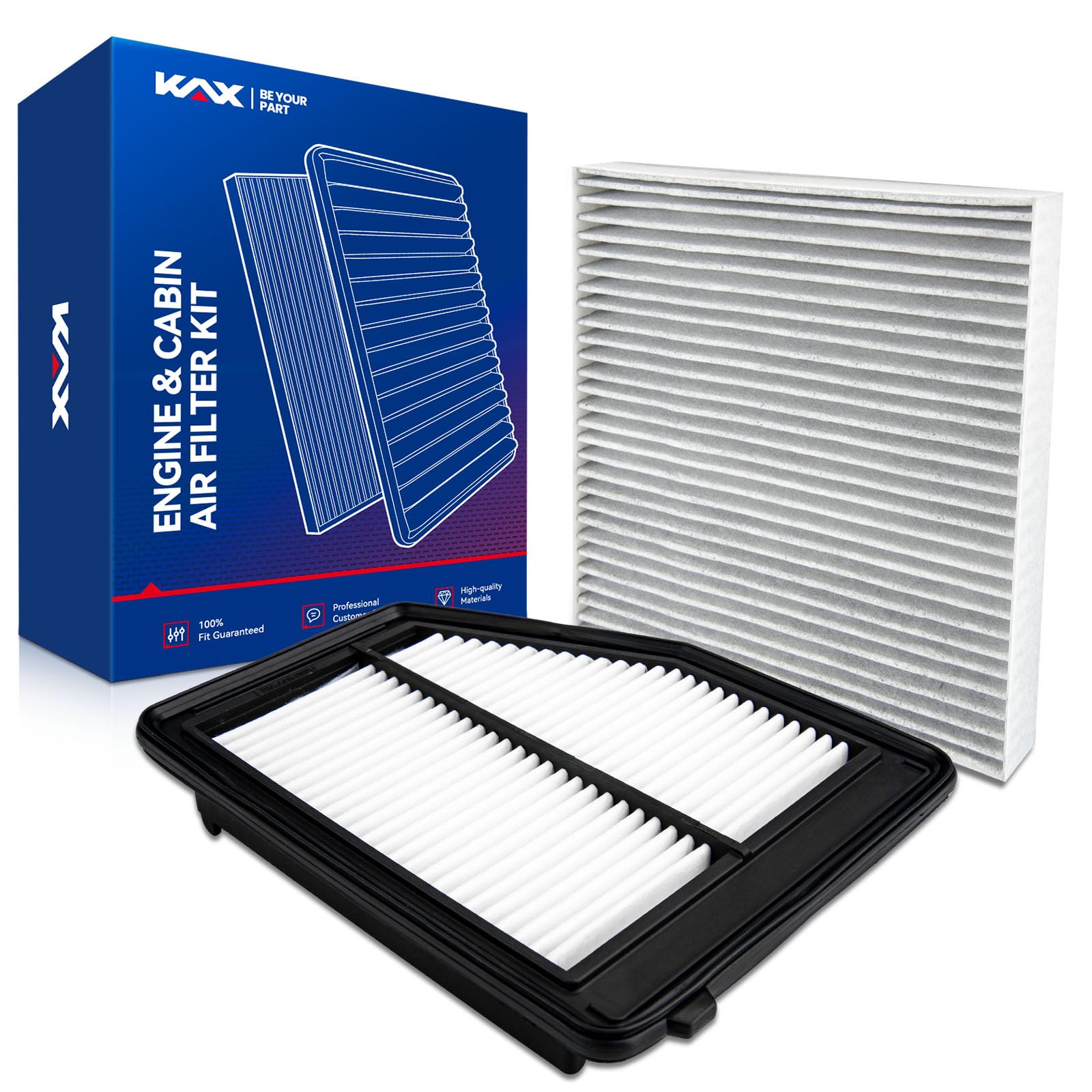 KAX engine air filter for Honda Civic 2012-2015, boosts engine protection