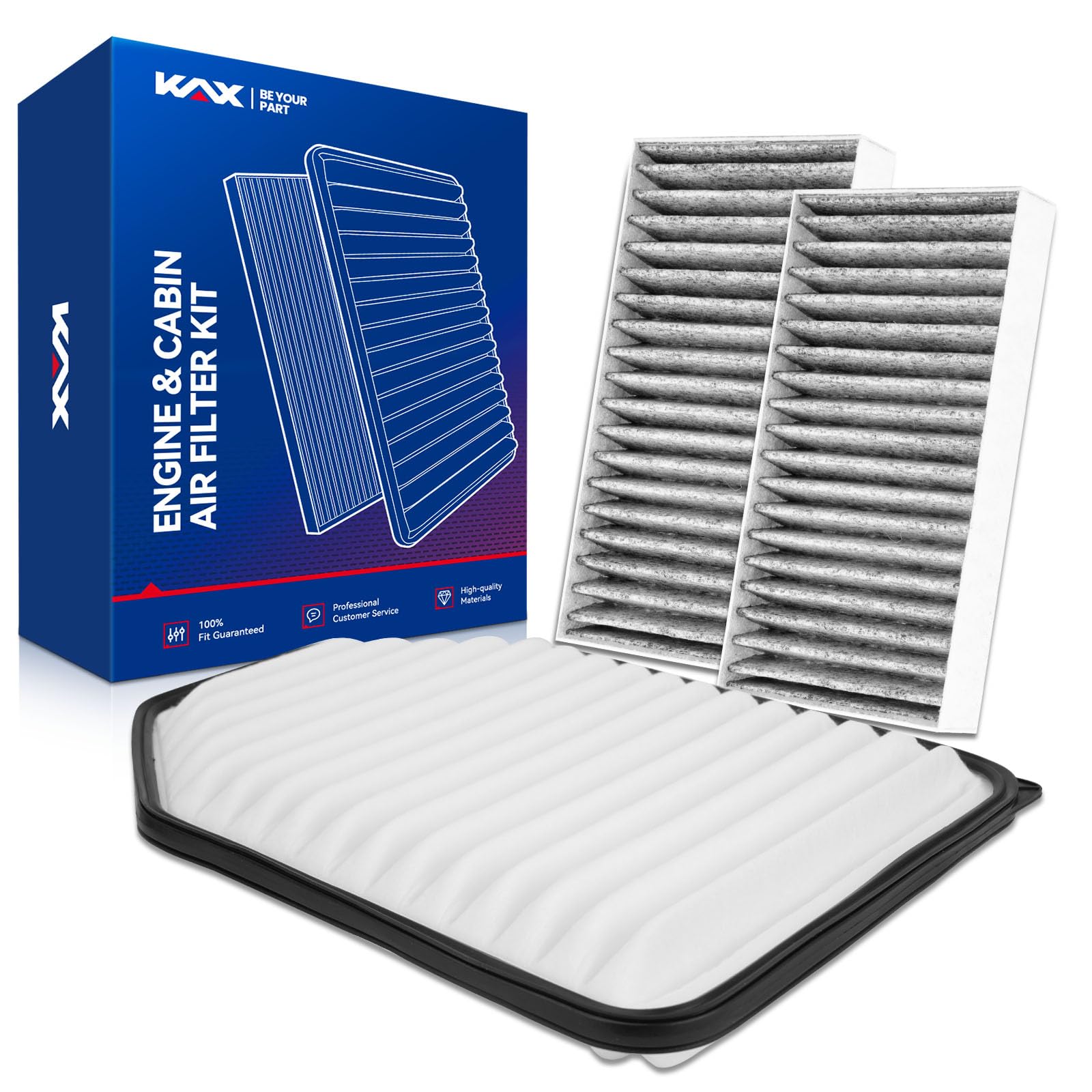 KAX engine air filter for Jeep Wrangler enhances airflow and performance.