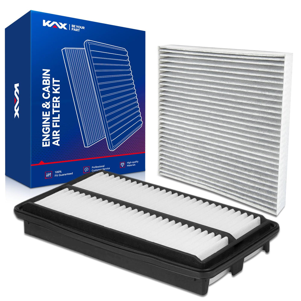 KAX Engine & Cabin Filter Kit for Honda Pilot, odor-control filtration.
