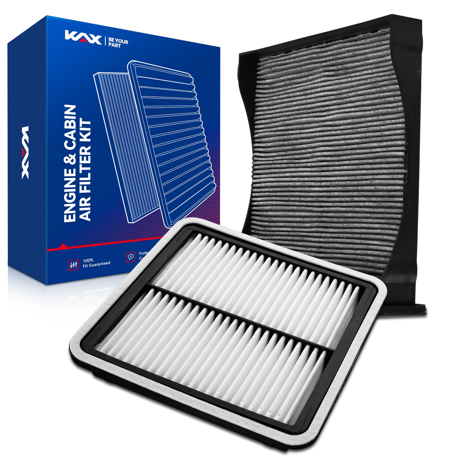 KAX filter kit packaging for Subaru maintenance, convenient one-purchase solution