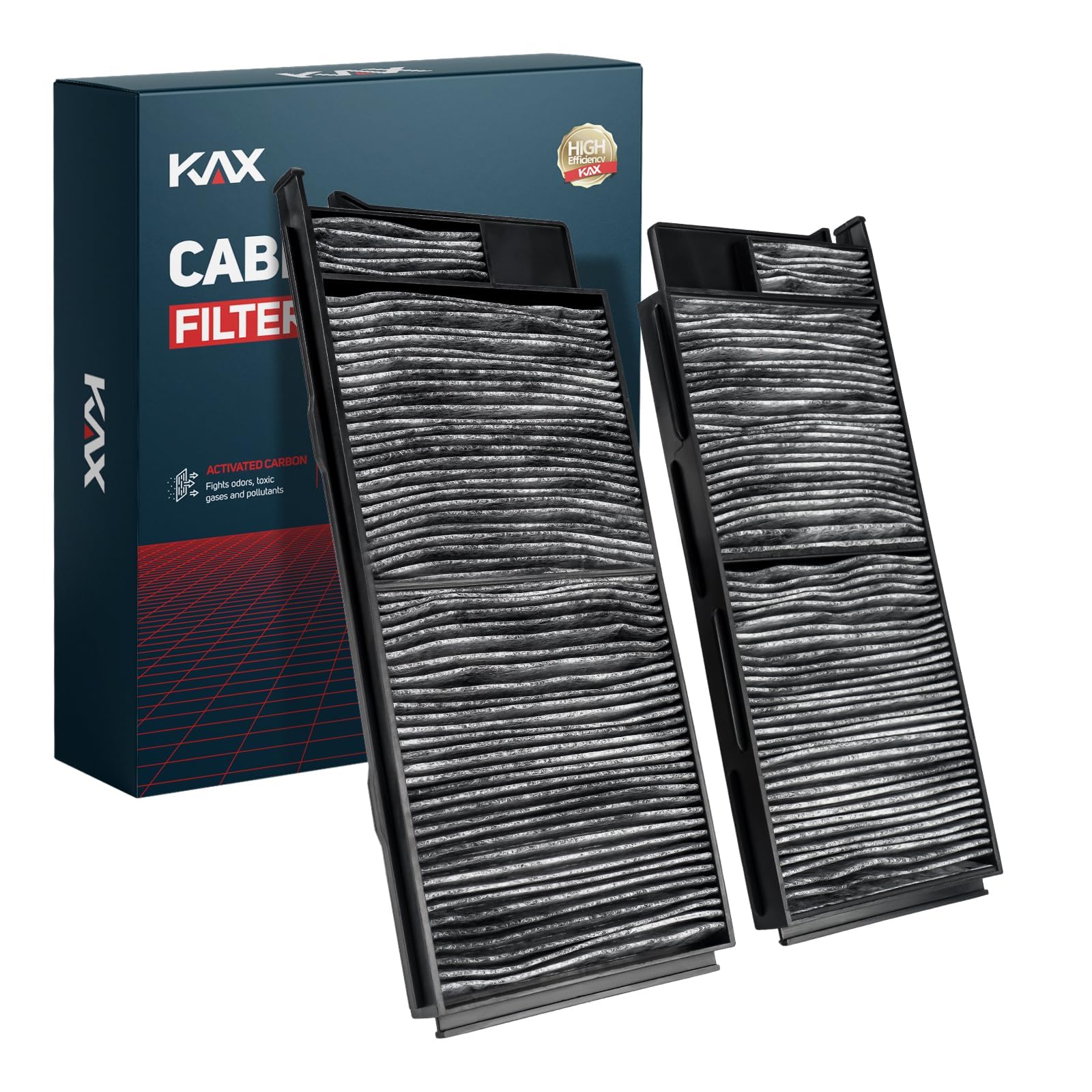 KAX HEPA cabin air filter with activated carbon for LX470 interior air
