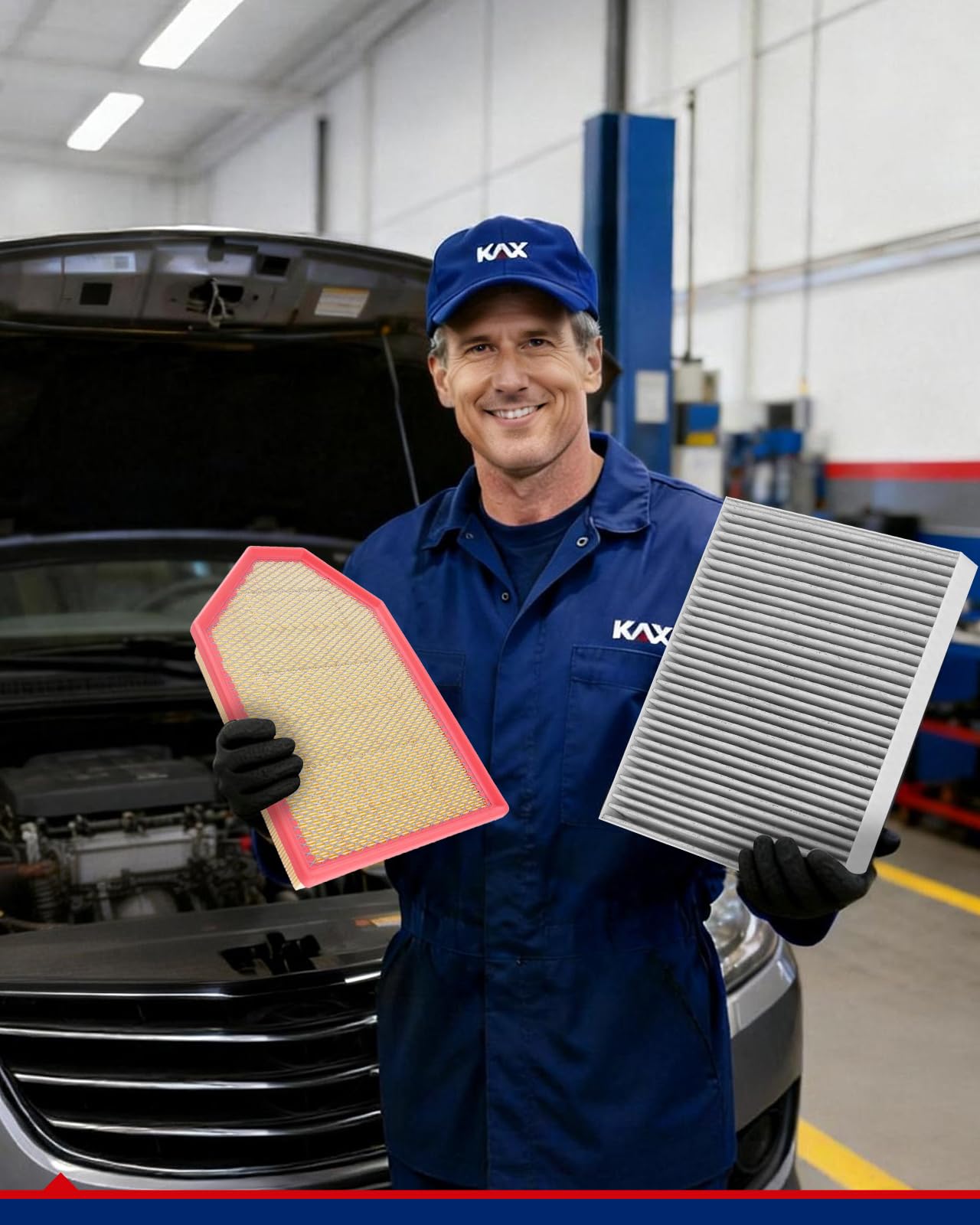KAX 12-month replacement reminder supports proactive upkeep.