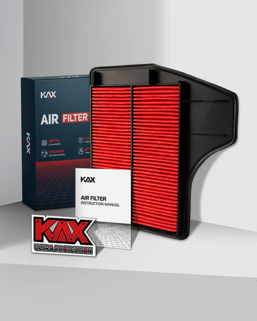 KAX CA11450 airflow illustration suggests smooth intake for Altima