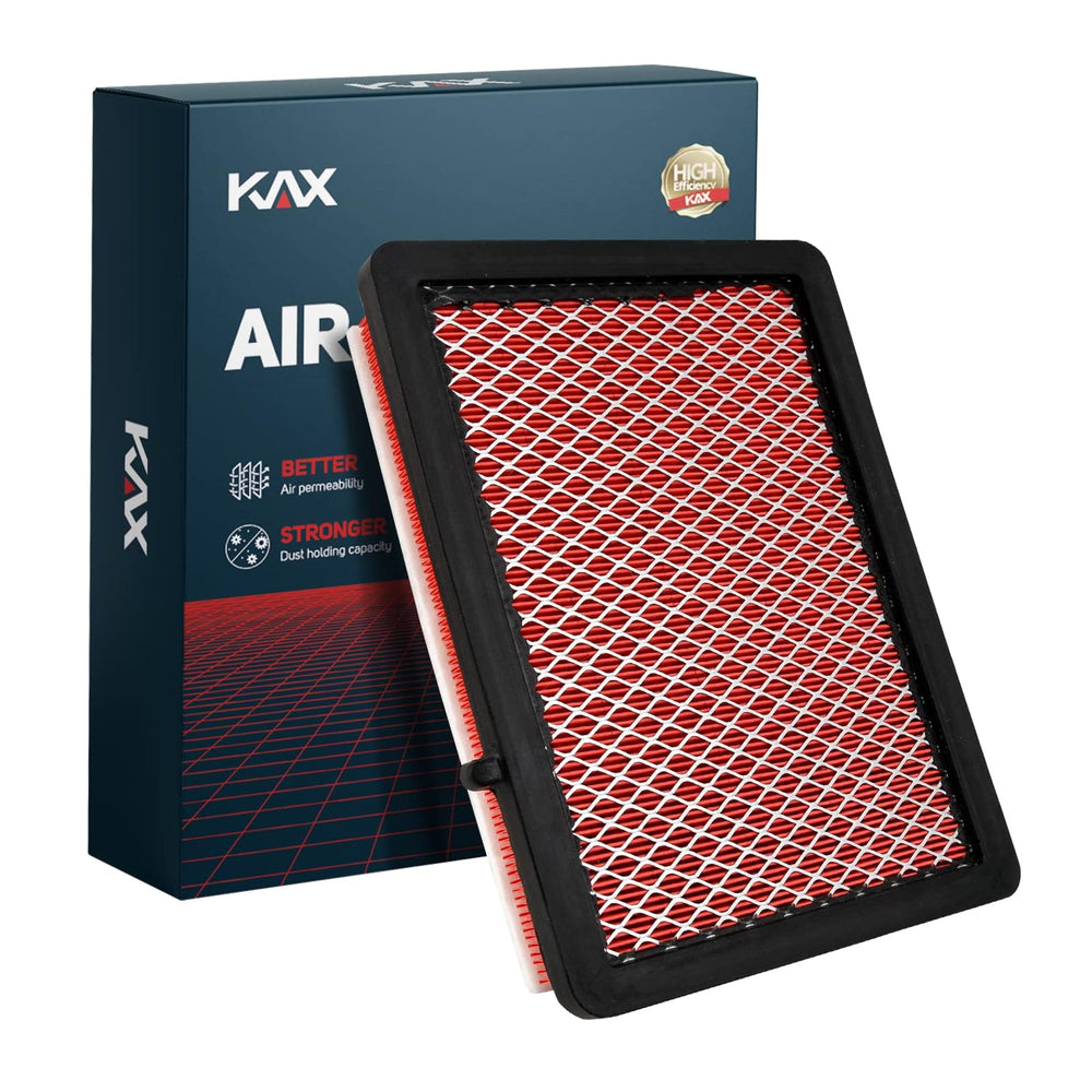 KAX CA12260 air filter in boxed packaging, ready for installation.