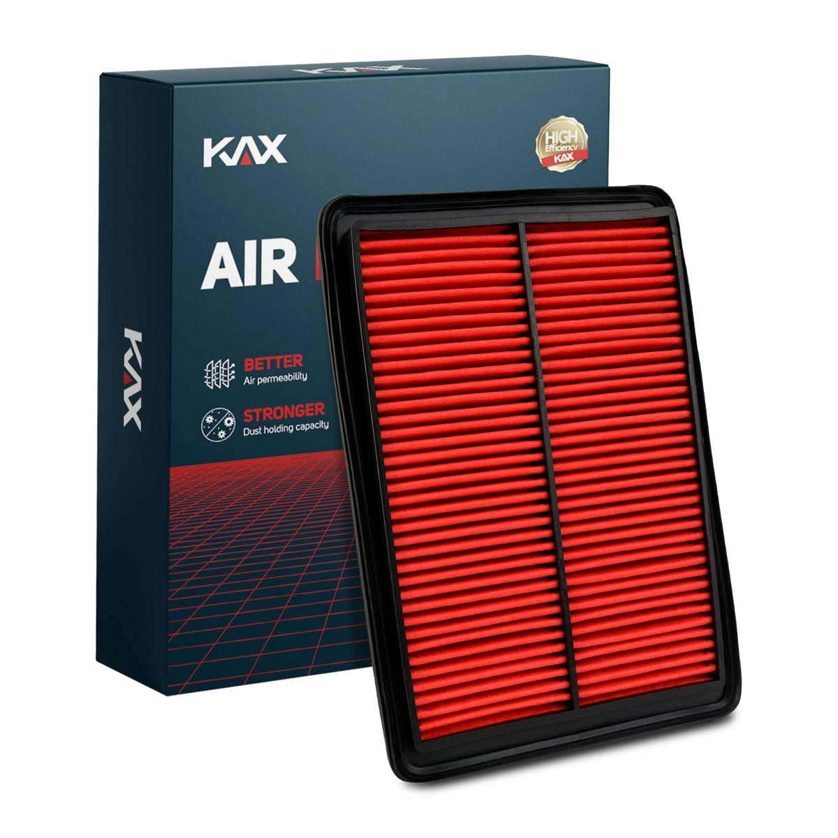 KAX CA11858 box packaging for Nissan Rogue engine air filter