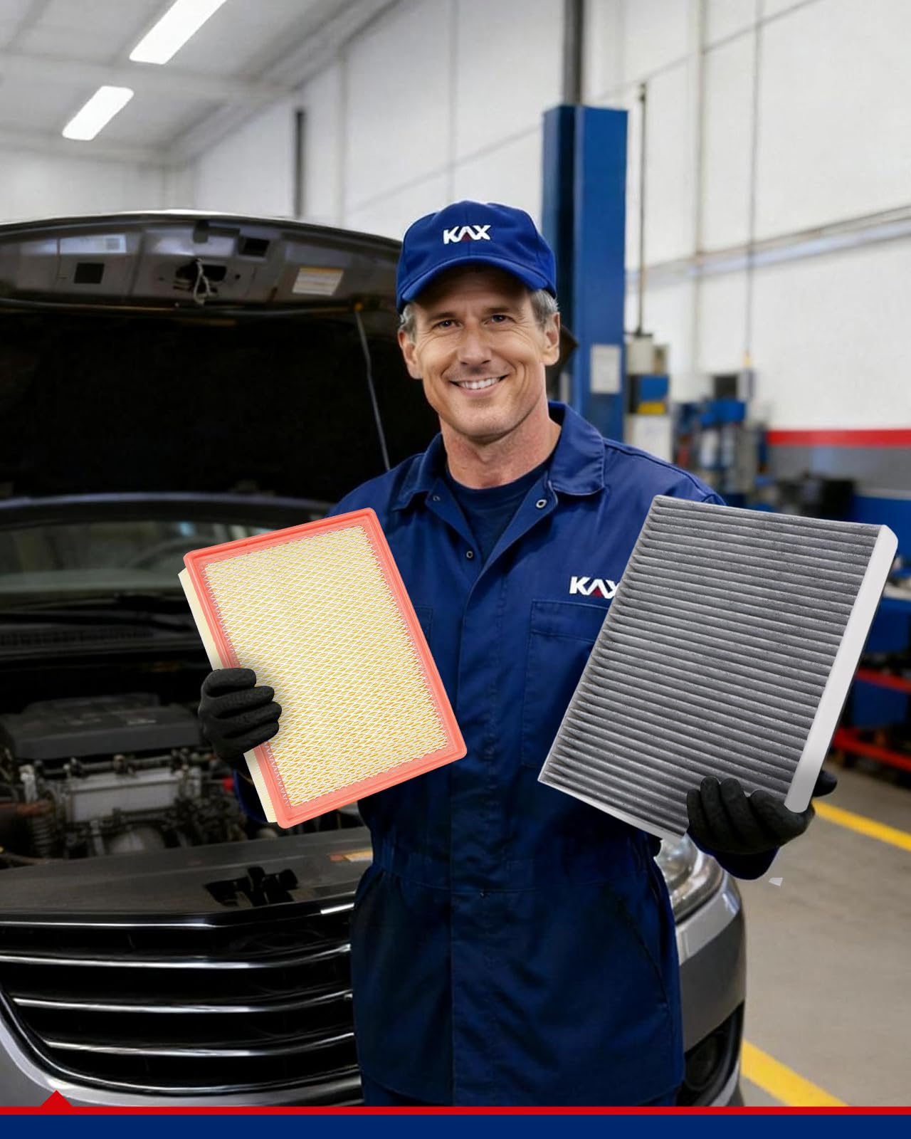 KAX smart maintenance bundle highlights two-in-one convenience for year-round care.