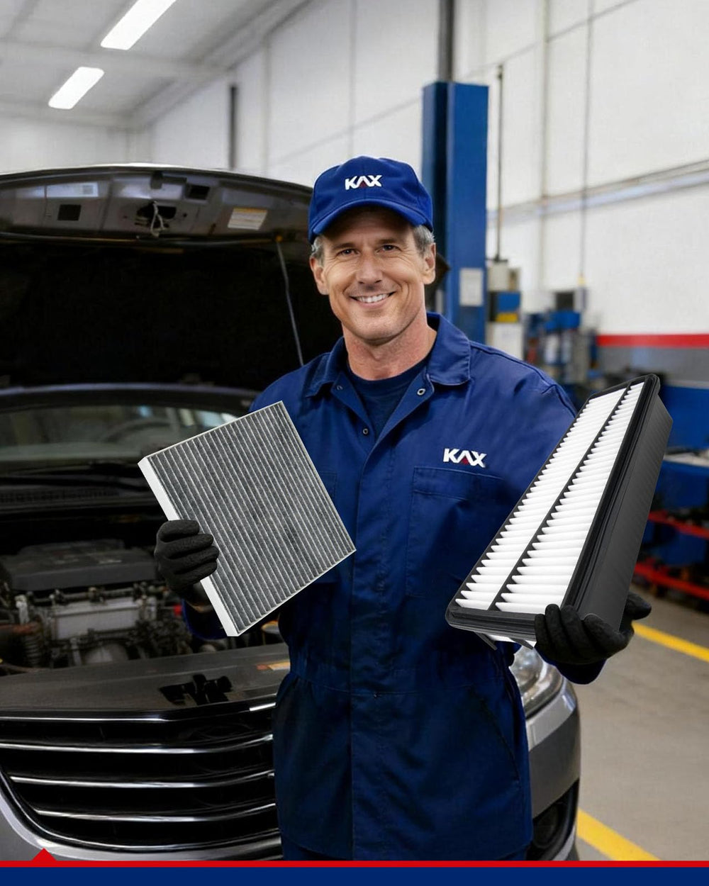 KAX Tacoma care lifestyle shot promotes proactive maintenance for reliable driving.