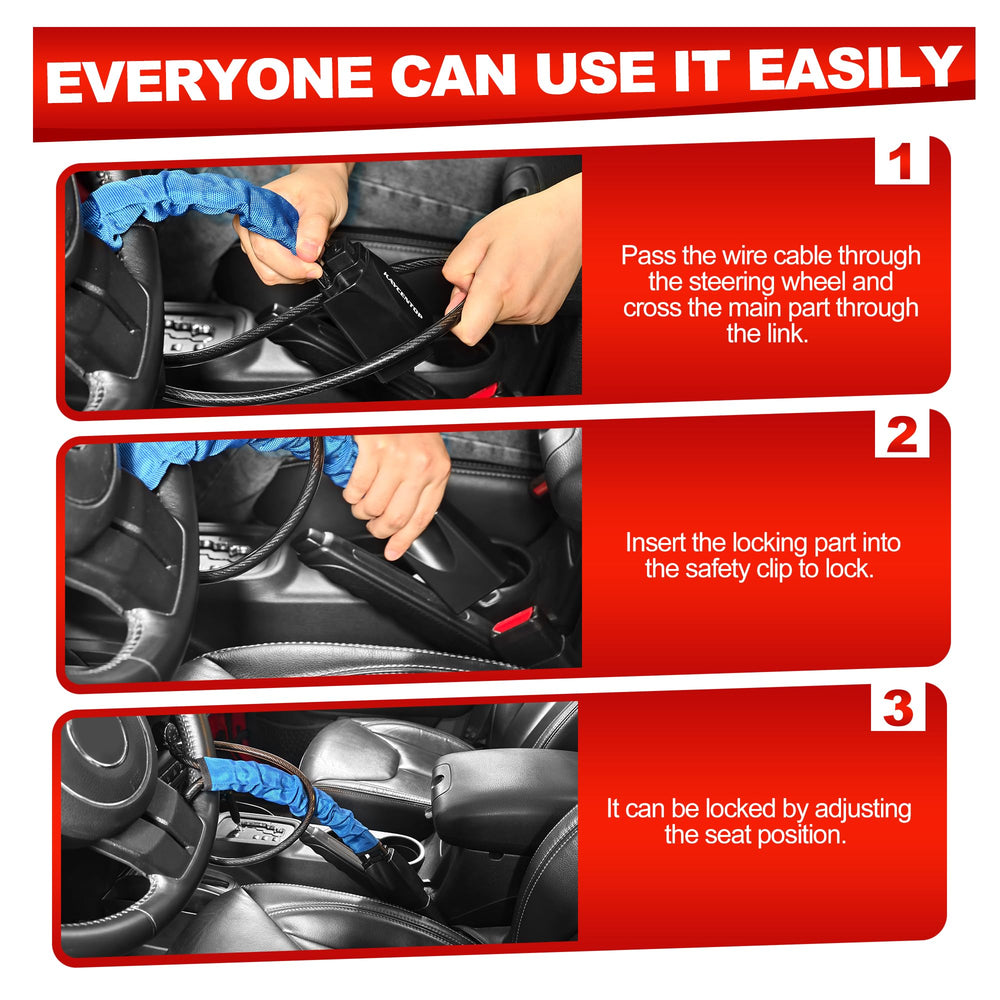 KayCENTOP blue anti-theft device, visible deterrent against opportunistic thieves.
