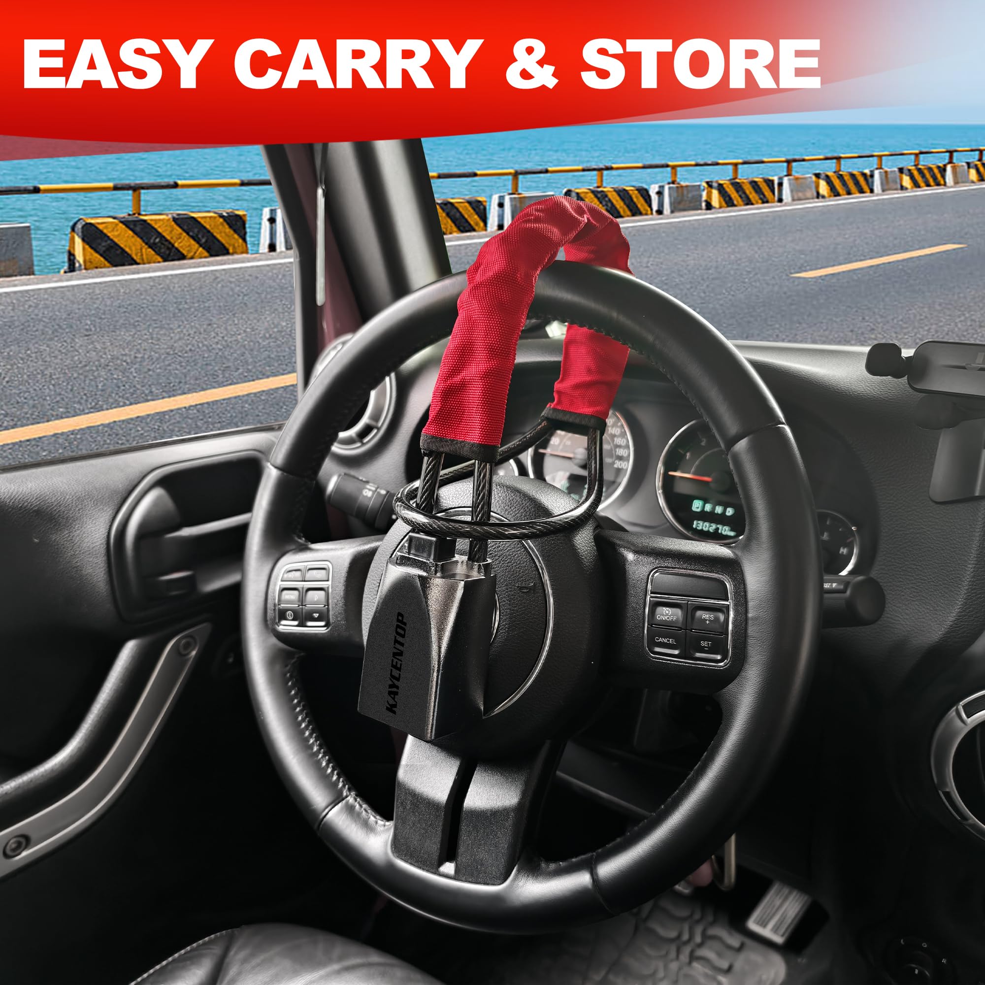 KAYCENTOP compact storage keeps the device ready in small spaces.