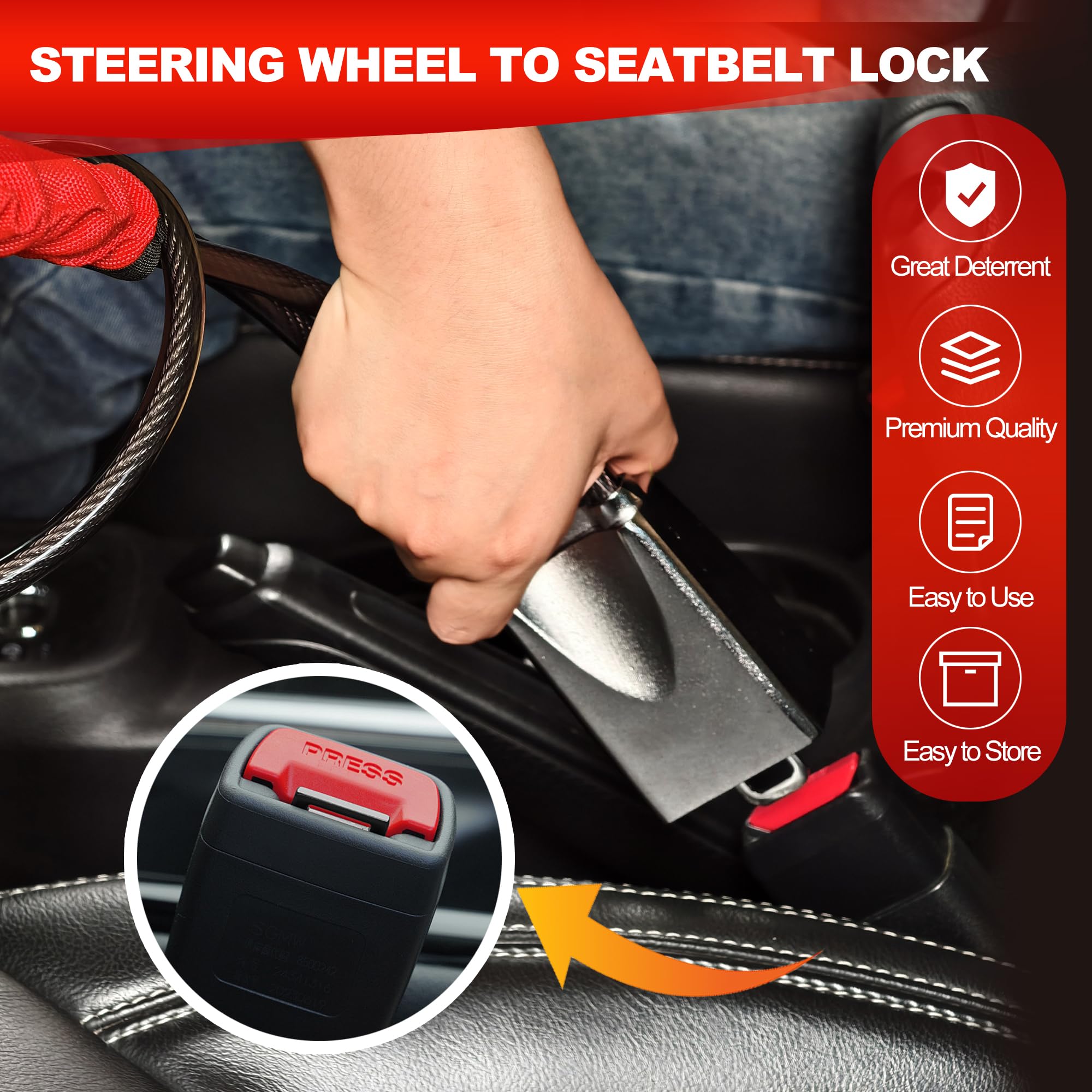 KAYCENTOP easy-install design lets you lock within seconds.
