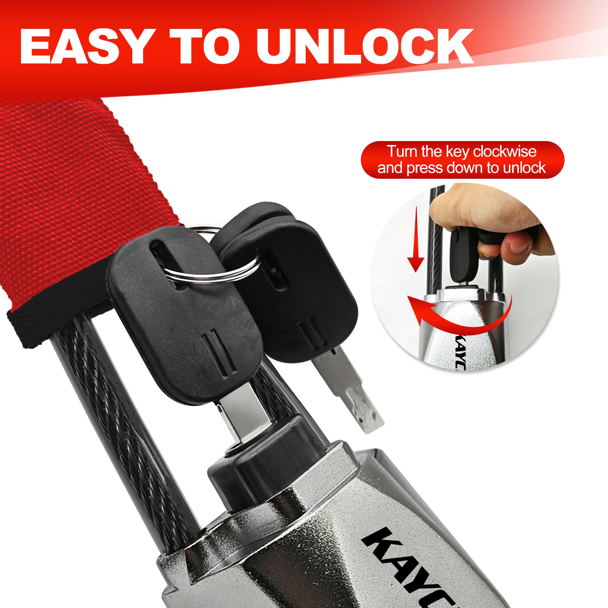 KAYCENTOP 3-key package gives convenient access to trusted users.