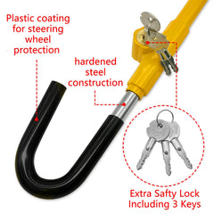 KAYCENTOP lock with three keys for quick, secure car protection.