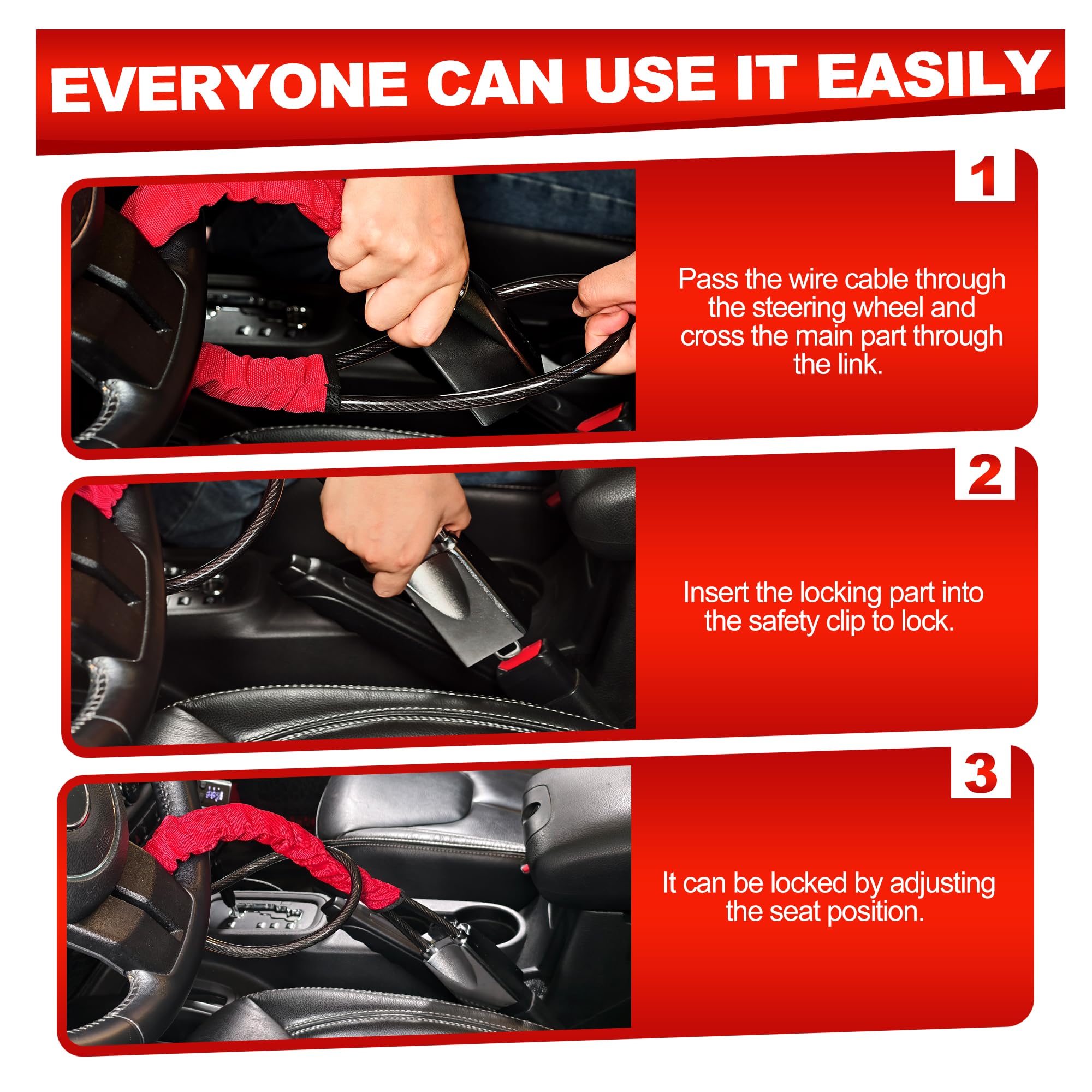 KAYCENTOP universal fit works on most cars up to 17 inches.