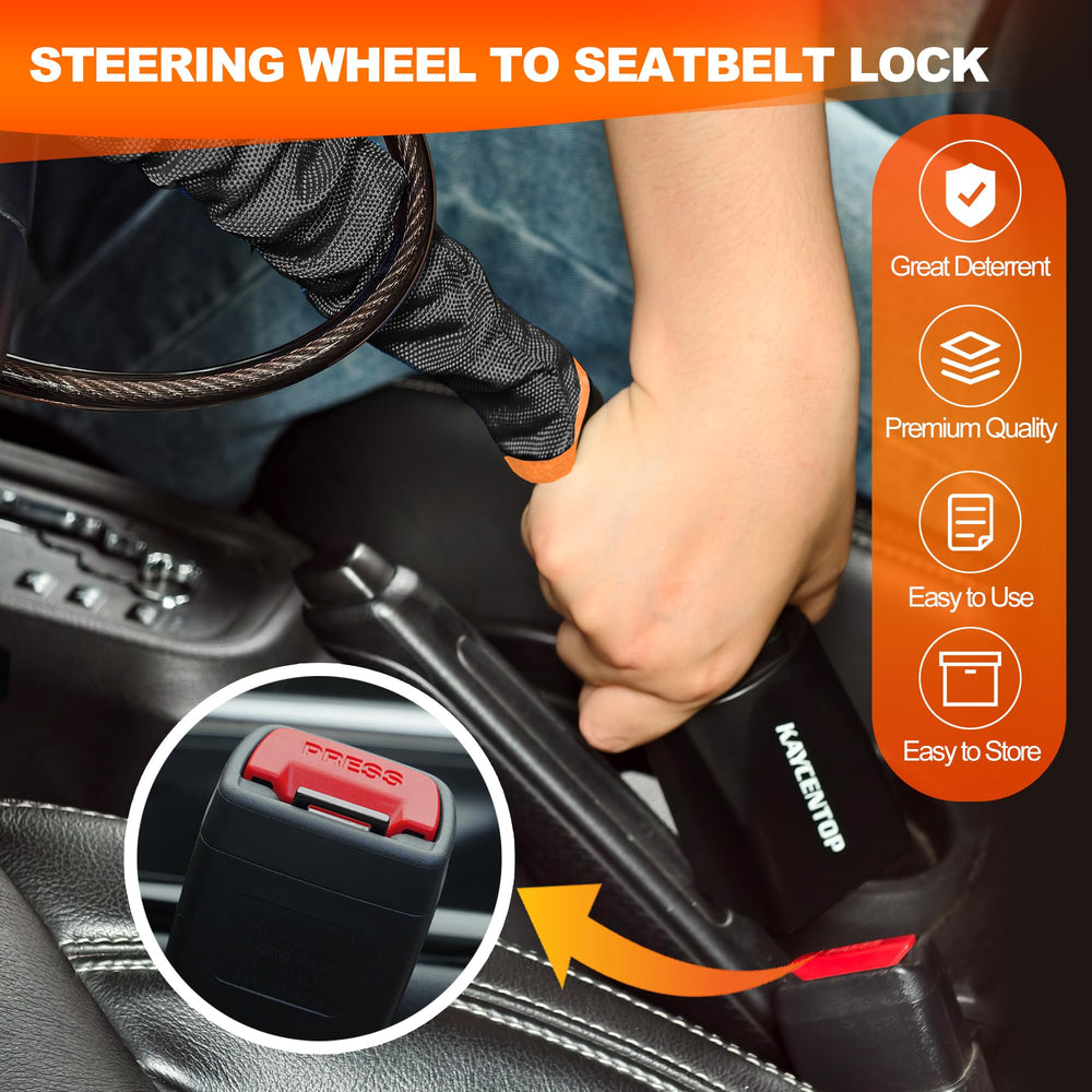 KAYCENTOP universal-fit compatibility across most cars, SUVs, and golf carts